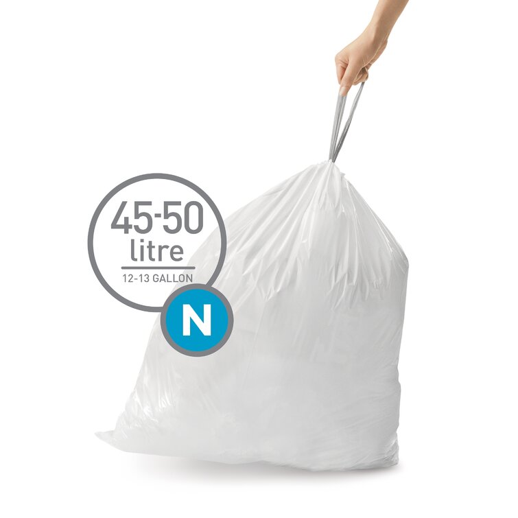 Simplehuman Trash Bags Code N - 45-50L (60 units)