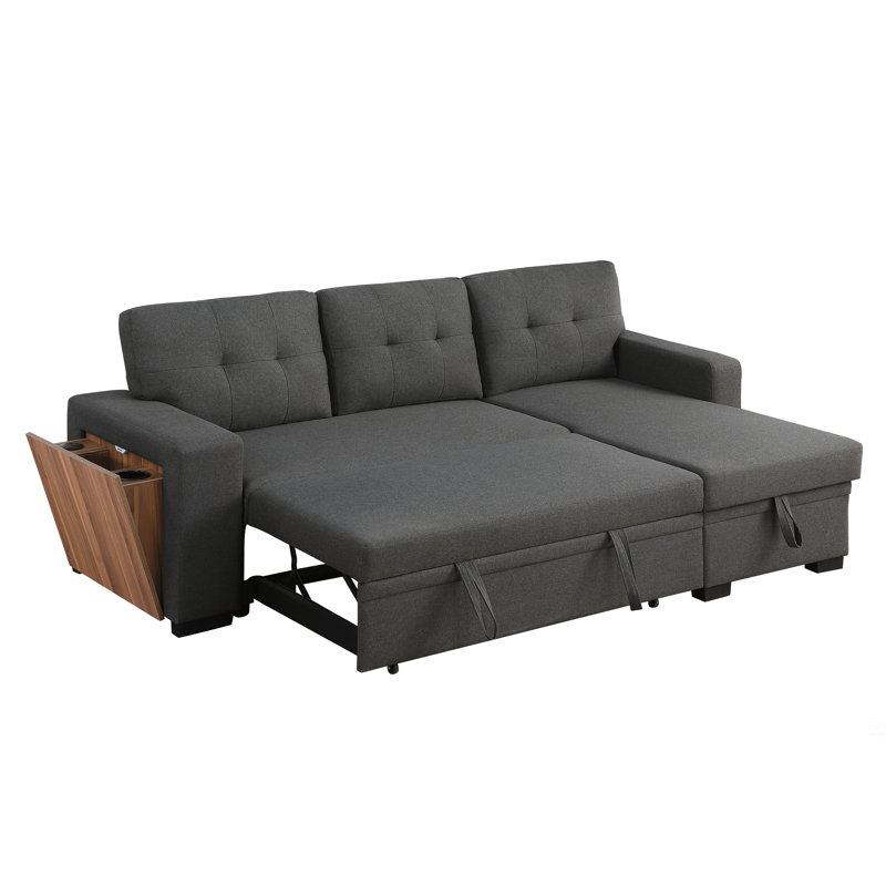 L - Shaped Convertible Sofa Bed