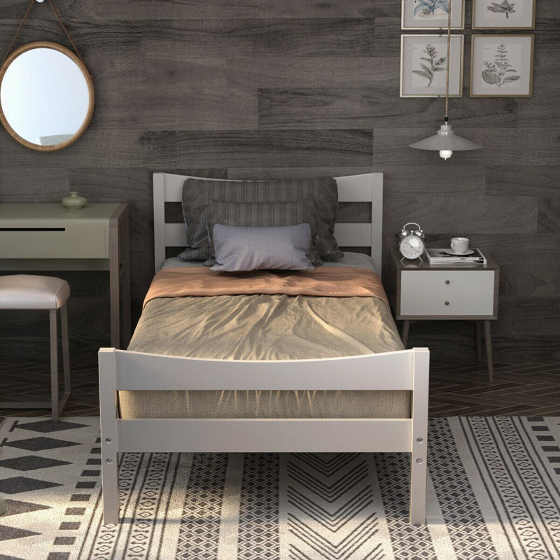 Lutetiu Bed, White