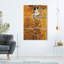 «Drôle d'animal» par Adele Bloch-Bauer inspiré d'un chat Klimt, ensemble de 3 reproductions sur toile par Toile-93059440