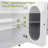 Modern Sideboard with 4 Acrylic Doors-1028407915