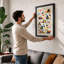 Construction Fleet Geometric - Framed Print-1370385274-1370385275