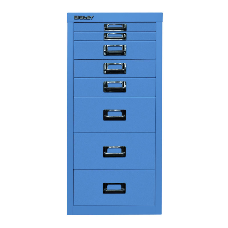 29er 27.9cm Wide 8 -Drawer File Cabinet, Blue