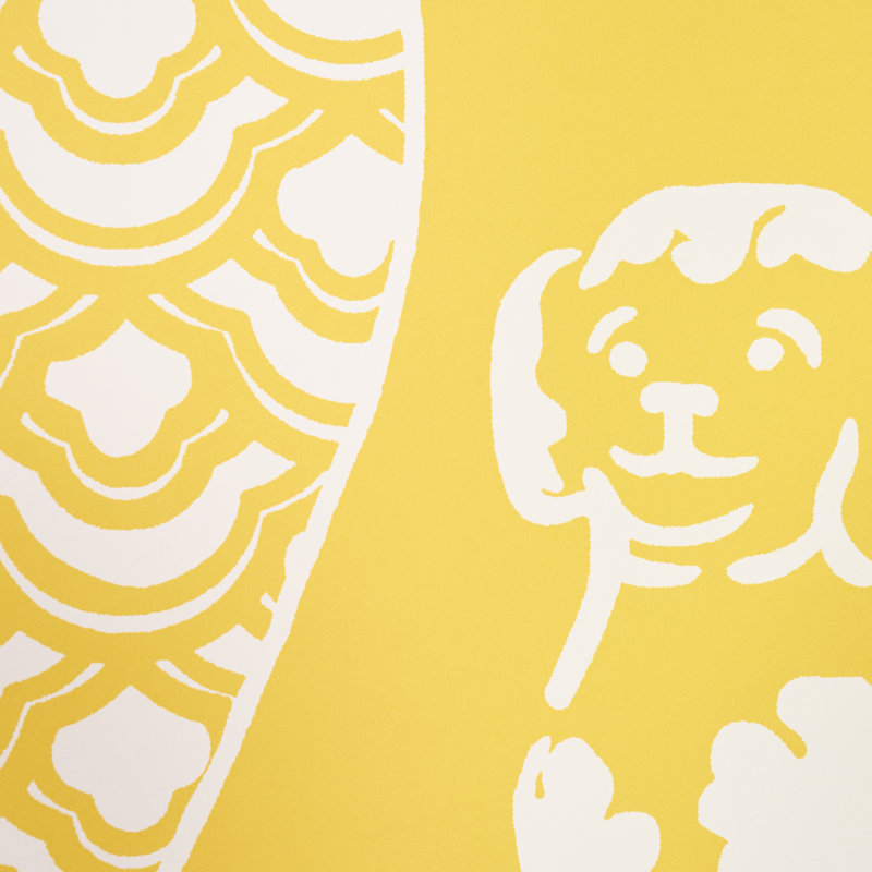 Hellene Wallpaper, Yellow