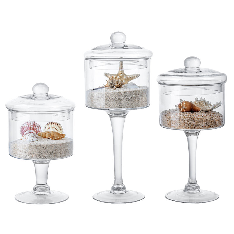 3 Piece Kitchen Canisters & Storage Jars Set