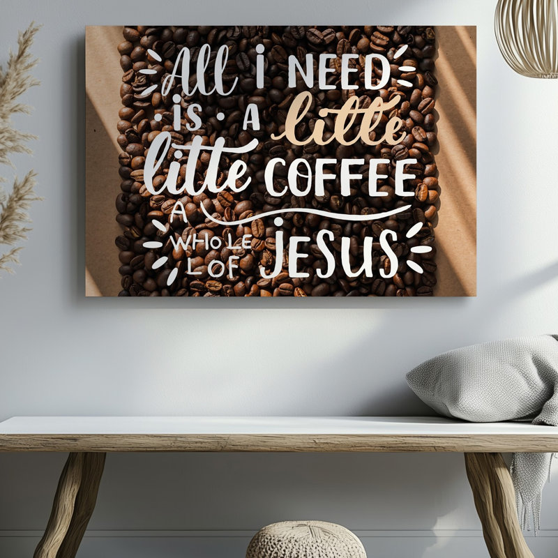 "Toile", créant un design attrayant avec un fond texturé riche de grains de café torréfiés foncés éparpillés sur toile