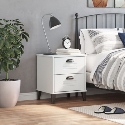 Anjuan 40cm W Plastic Bedside Table