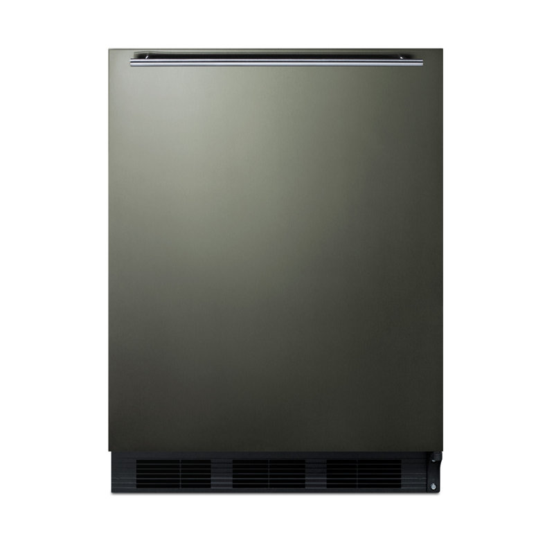 Basalte 5,1 pieds cubes Réfrigérateur convertible avec congélateur, Gris foncé