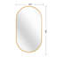 Miroir ovale en métal 20 po x 33 po-64932813-64932812