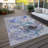 Melania Washable Abstract Indoor / Outdoor Rug-548095516