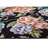 Liam Modern Floral Black Area Rug-350750729