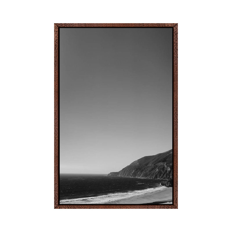 Big Sur California II by Bethany Young - Print on Canvas, 66.04cm H x 45.72cm W x 3.81cm D, Classic Brown Wood Framed