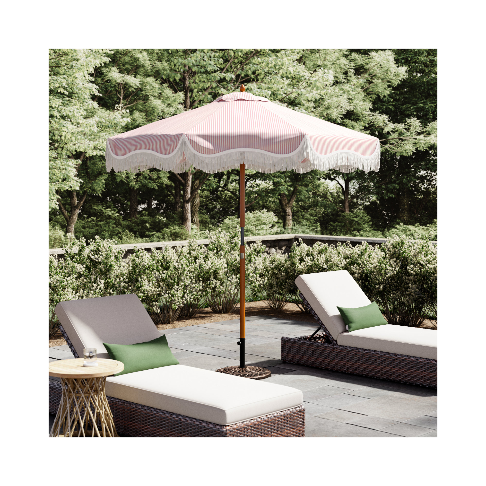 Amy 0'7'' Market Umbrella, Pink