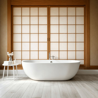 Peel and Stick Wallpaper Wall Mural Shoji Wall Art Self Adhesive and Removable