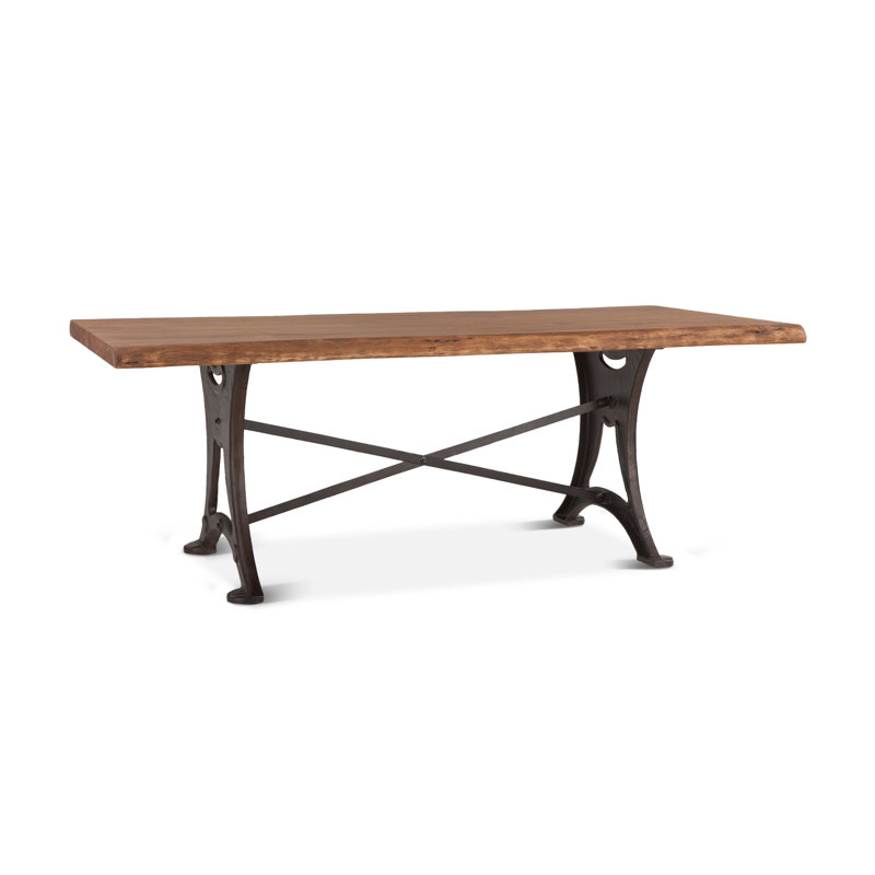 Organic Forge Solid Wood Dining Table, Raw Walnut, 30" H x 94" L x 38" W