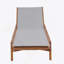 Chaise longue d'extérieur à structure en bois-392881032