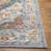 Machine Woven Blue/Brown/Grey Indoor Rug