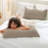 PHF 100% Cotton Ruffle Waffle Pillow Shams, 2 Pack Soft Skin-Friendly Bed Pillow Covers for Aesthetic Home Decor-124298557-124298562