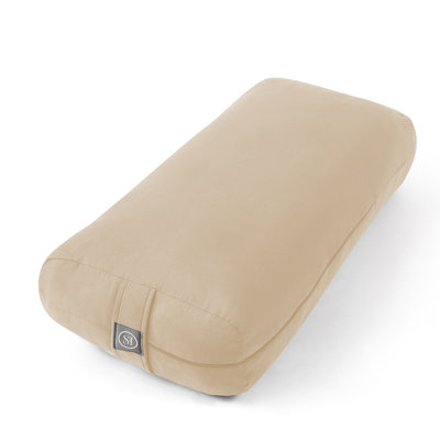 Coussin de méditation avec housse lavable et poignée de transport