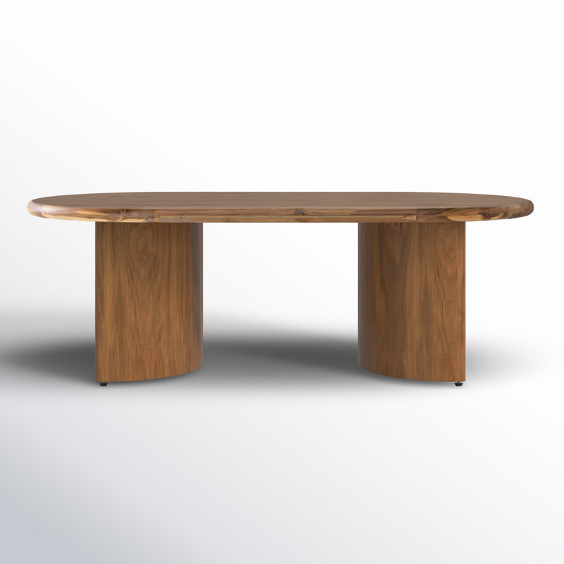 Haiden Single Coffee Table, 17" H x 27" L x 51" W, Brown