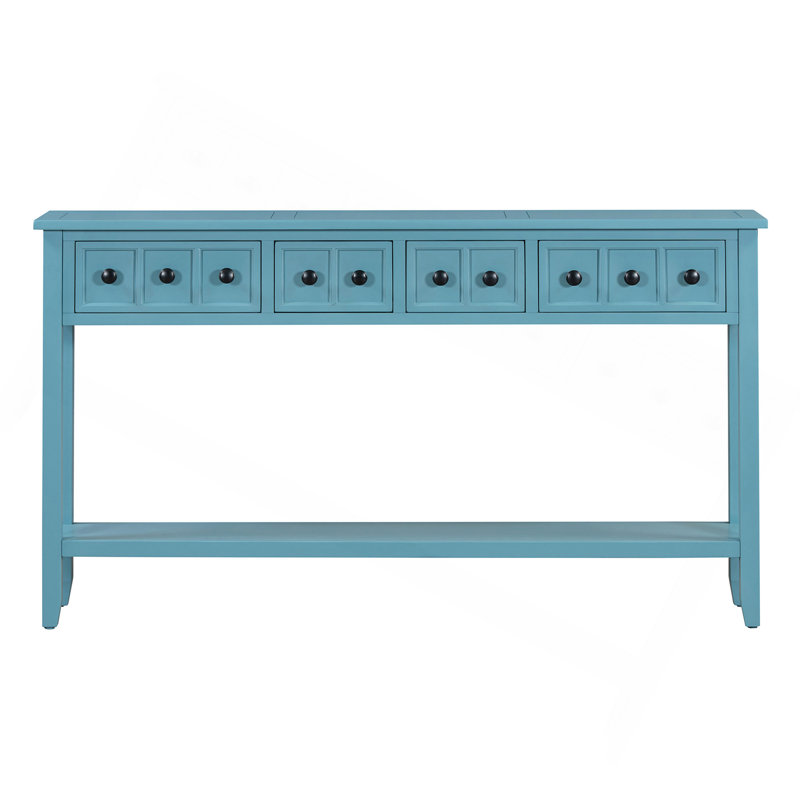Table d'appoint Tarsita, Turquoise 1