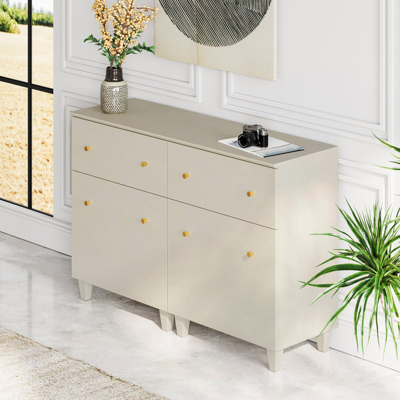 Lysiane Accent Cabinet, Beige