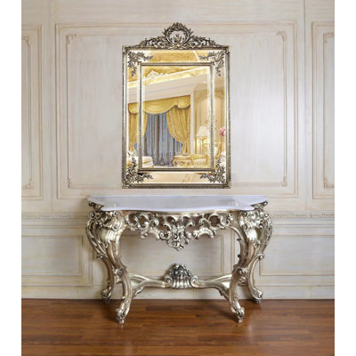 Infinity 61" Console Table and Mirror Set