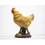Statue de poule debout