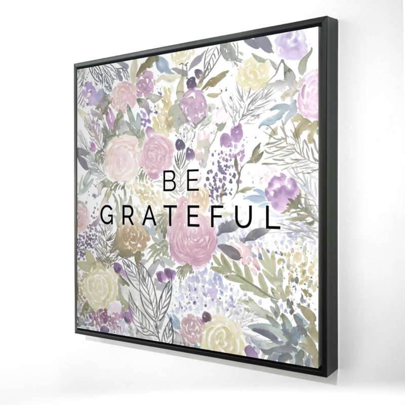 " Be Grateful "