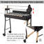 Outsunny 29.5'' W Barrel Charcoal Grill
