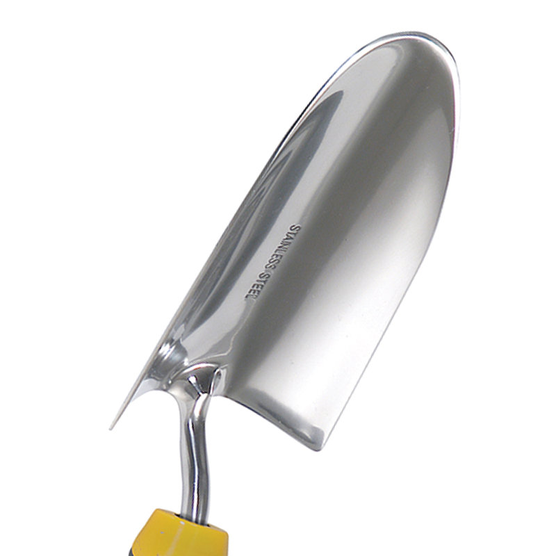 Outils à main de jardin et pot à fleurs en résine grise