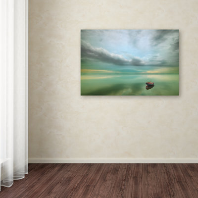 « bateau », impression sur toile tendue