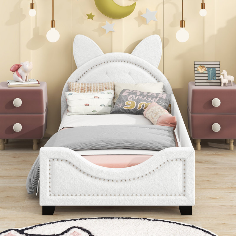 Lit de jour simple Gissele, Blanc
