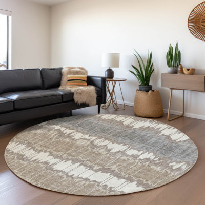 Lamanna Washable Striped Indoor / Outdoor Rug