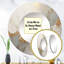 Beige doré minimalisme Poteries I - miroir mural spirales abstraites, miroir décoratif rond moderne, impression d'art en métal-99624904