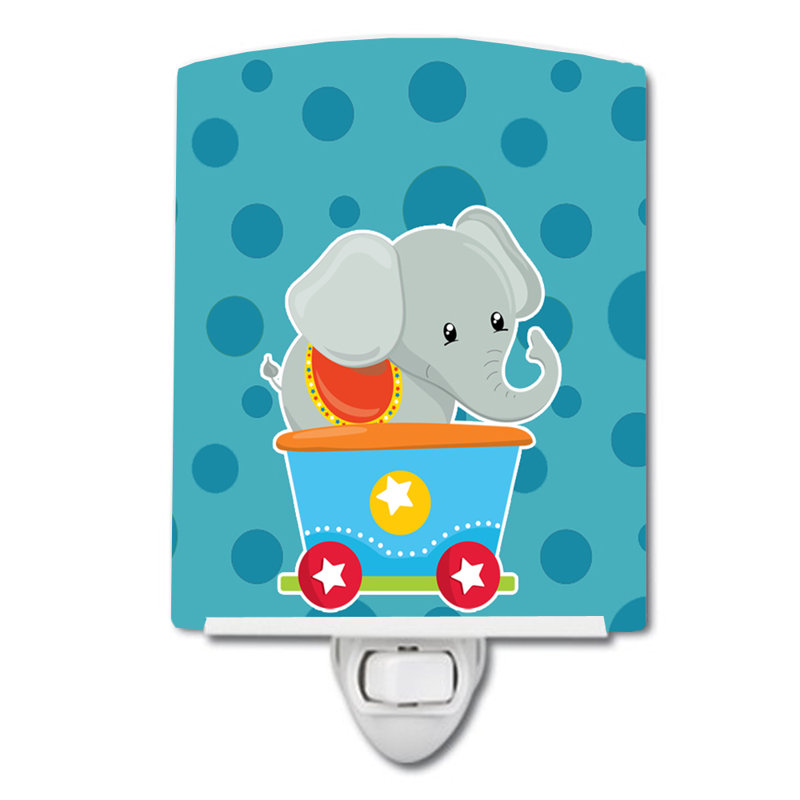 Veilleuse de voiture de cirque éléphant