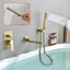 Système de douche à 2 fonctions avec douchette et bec de baignoire-124950104