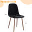 4 choix de salle à manger noirs: pieds en métal couleur noyer pour une collection de luxe 4 élégante et confortable: avec un haut de gamme-1746172972-1746172968