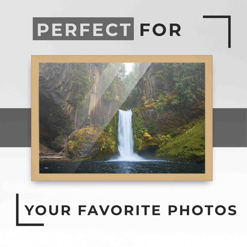 Wood Matte Picture Frame, 22" x 28", Brown