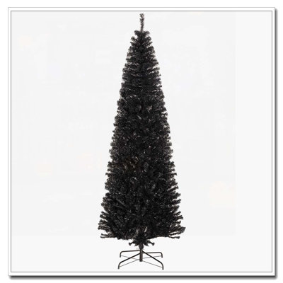 Arbre de Noël noir 8 pi