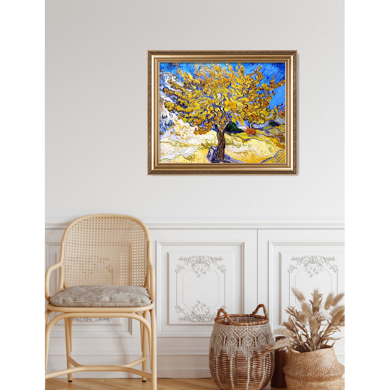 «The Mulberry Tree» par Vincent Van Gogh, reproduction d'art par Vincent Van Gogh - reproduction sur toile, H 24 po x l 30 po