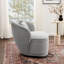 Fauteuil demi-tonneau pivotant à boucle large de 33 po Queensland-1467793736