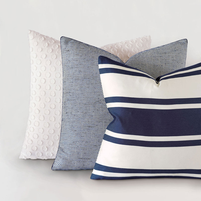 Penelope Square Pillow Cover & Insert, Faux Down