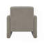 Fauteuil d'appoint en chenille gris