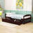 Kristle Twin 2 Drawers Wood Platform Bed-874032602