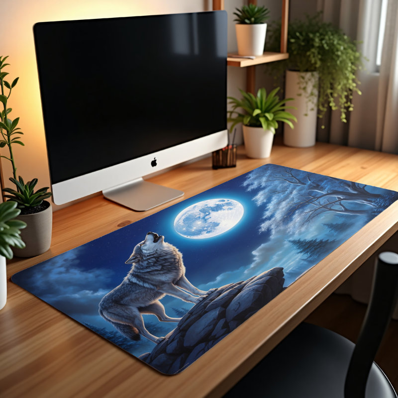 Polyester Desk Pad, 31.5x15.5