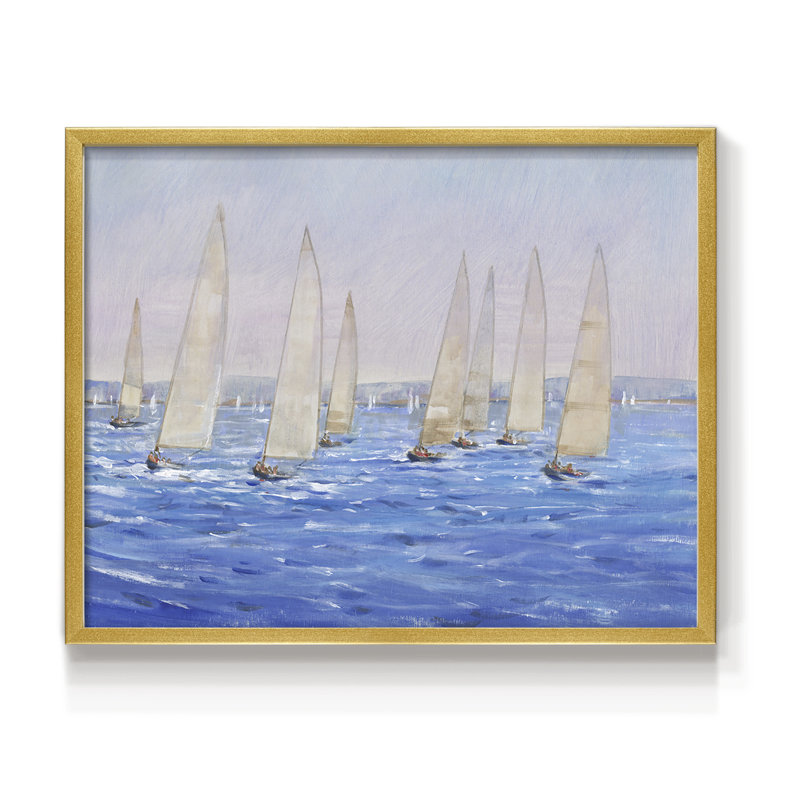 Sailing Event II -Framed Print - Restickable