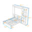 Lit escamotable en bois avec tablettes multifonctionnelles-987222058-987222061