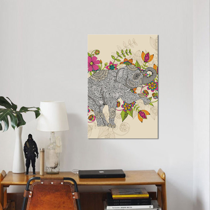 « rose », reproduction d’impression sur toile tendue, H 26 po x l 18 po x P 1,5 po, Toile avec cadre noir, Pas de tapis