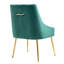 Chaise d'appoint rembourrée en velours Breionna-1128273205